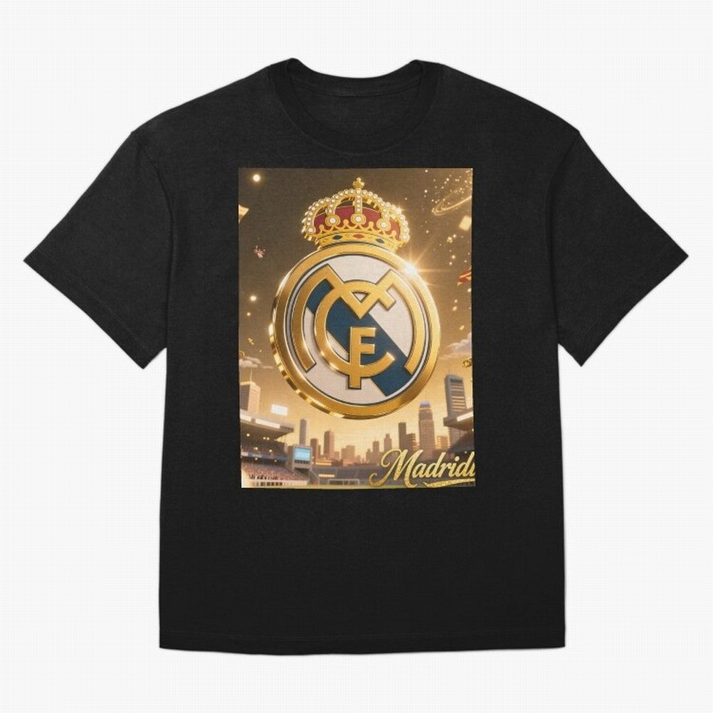Madridistas Oversized T-Shirt Experience the Global Stage of FIFA World Cup 2026 Spirit, Capturing Portugal, Messi, CR7 and Mbappe, Classic Soccer Heritage, Championship Pressure, Fan Loyalty and International Pride; Perfect for Supporters Who Want