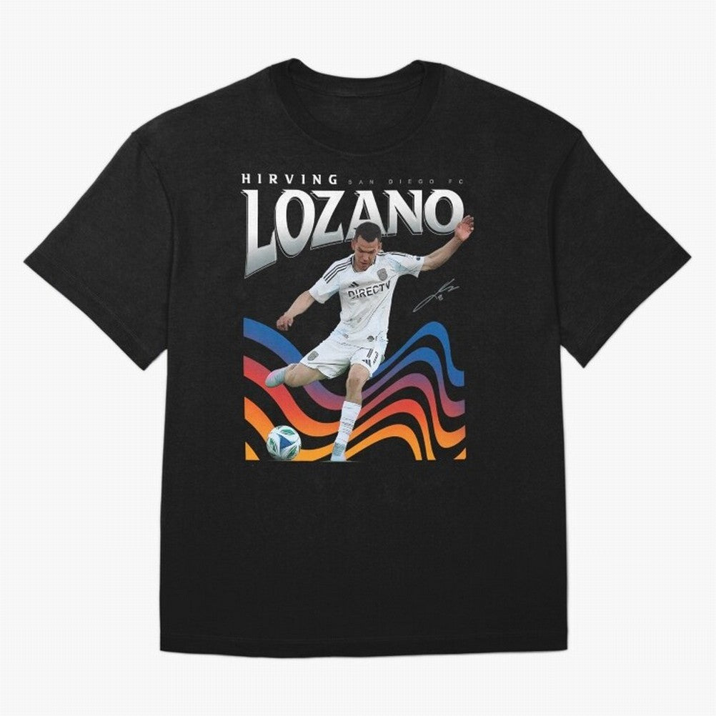 Hirving Lozano San Diego FC Oversized T-Shirt Experience the Global Stage of FIFA World Cup 2026 Group Stage with Messi, Spain and Netherlands Energy, Football Festival Excitement, Trophy Ambitions, Country Rivalries and Star Player Buzz; Made for