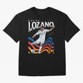 Hirving Lozano San Diego FC Oversized T-Shirt Experience the Global Stage of FIFA World Cup 2026 Group Stage with Messi, Spain and Netherlands Energy, Football Festival Excitement, Trophy Ambitions, Country Rivalries and Star Player Buzz; Made for