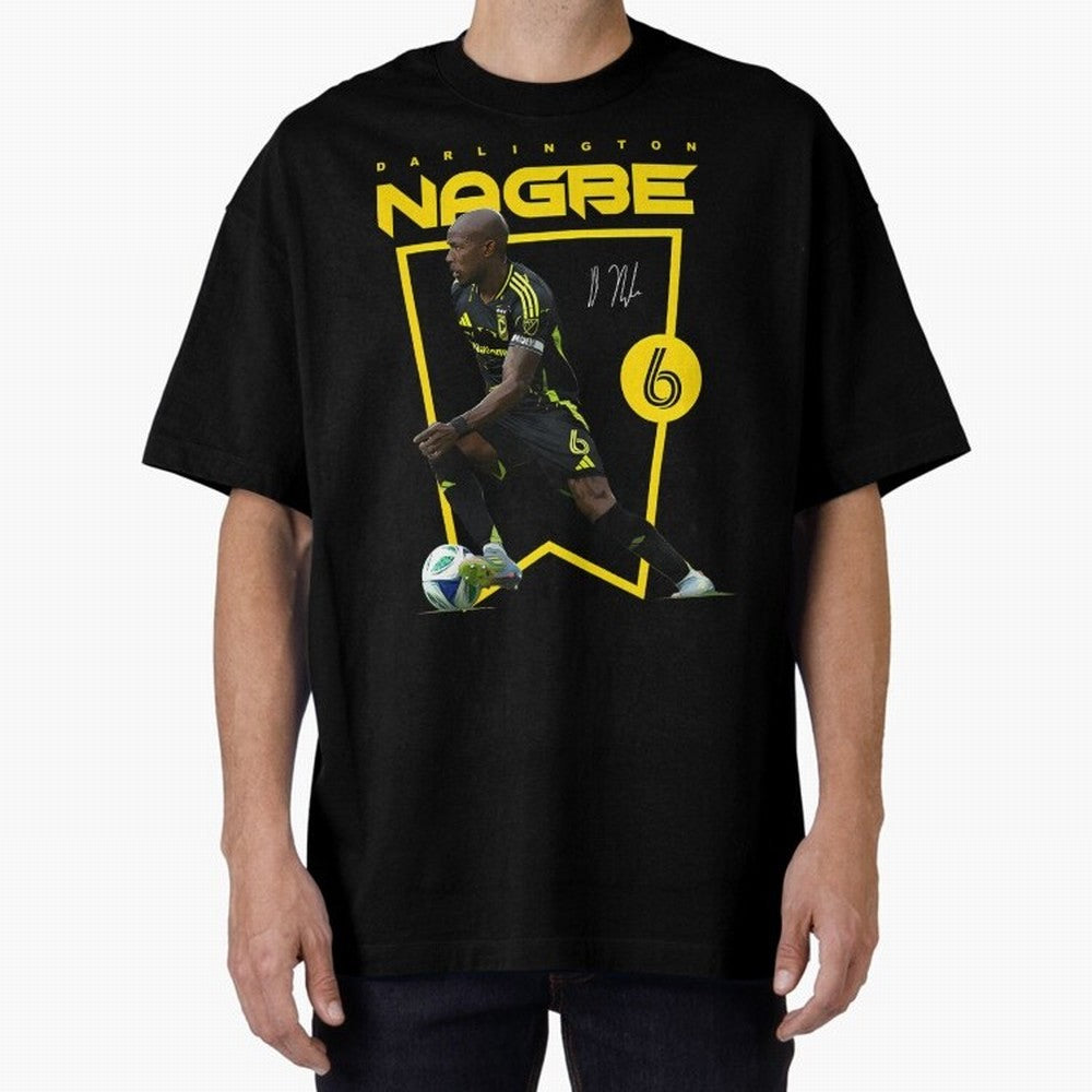 Darlington Nagbe Columbus Crew Oversized T-Shirt Show Your Love for FIFA World Cup 2026 Filled with CR7 and Messi, Netherlands Energy, Global Supporter Spirit, Legendary Goals, National Colors and Tournament Celebration; Built for Supporters