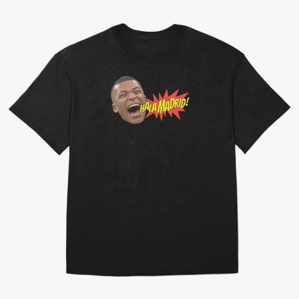 Real Madrid - Kylian Mbapp¨¦ Hala Madrid Oversized T-Shirt Honor Champions and Dreams in the FIFA World Cup 2026 Group Stage Journey through Messi, CR7 and Mbappe Highlights, Germany Pride, Classic Soccer Heritage, Championship Pressure, Fan