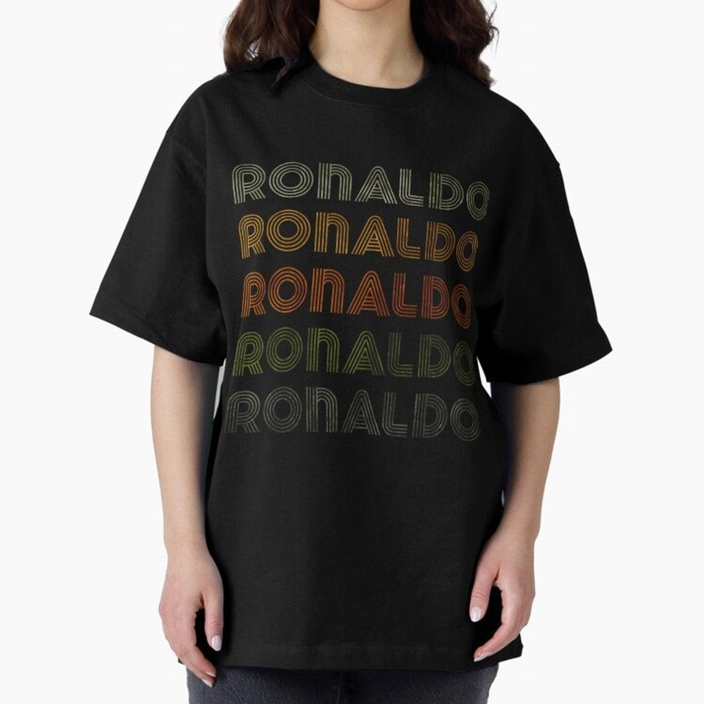 Love Heart Ronaldo Tee GrungeVintage Style Black Ronaldo Oversized T-Shirt Honor Football Greatness during Match Day Hype around FIFA World Cup 2026 Group Stage, Cristiano Ronaldo, Haaland and CR7, Portugal, Spain and Germany, Champion Mindset,