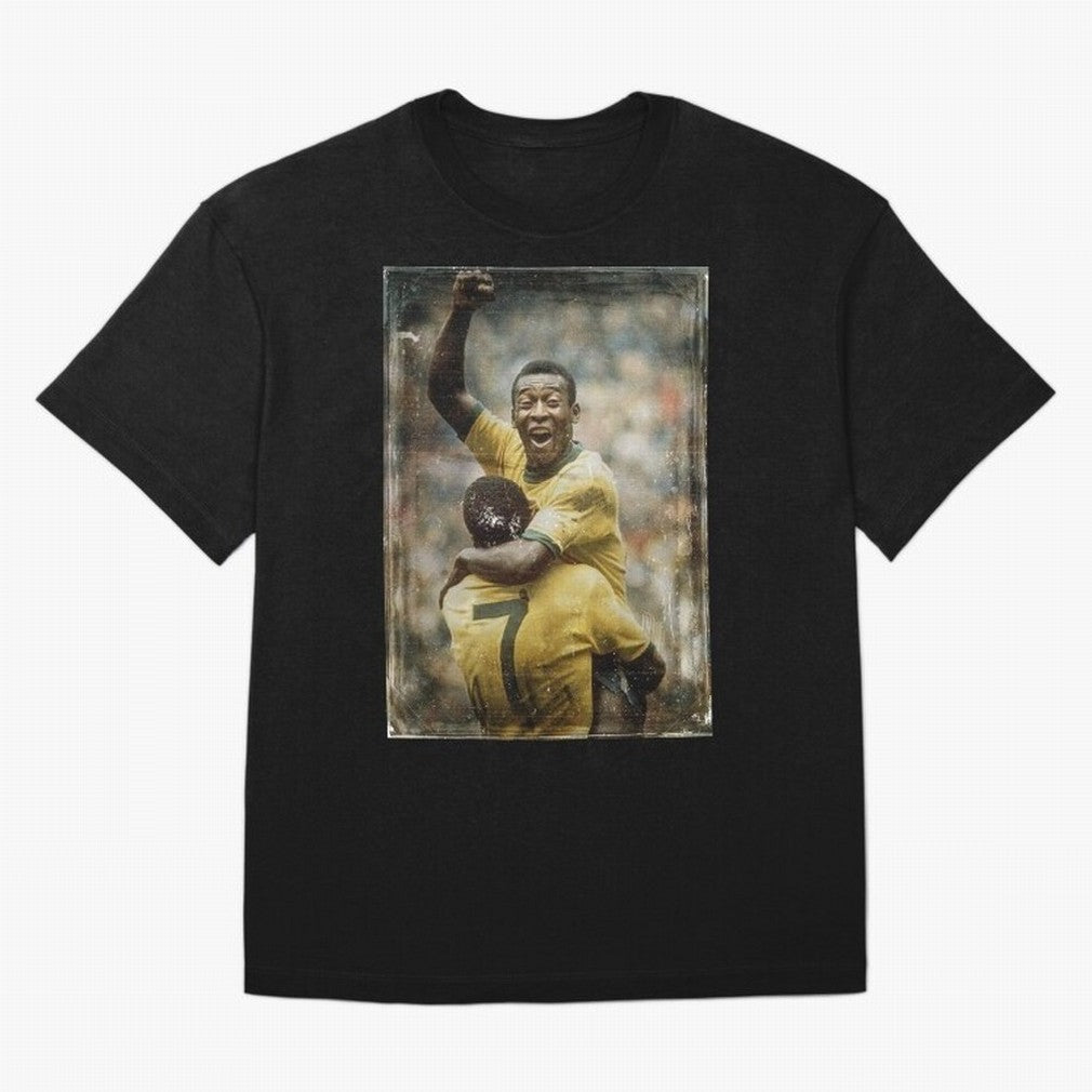 Pele Celebration Vintage Oversized T-Shirt Carry the Colors and Pride of Match Day Hype around FIFA World Cup 2026 USA Canada Mexico, Neymar, Haaland and Cristiano Ronaldo, England, Stadium Memories, Football Loyalty, International Chants and