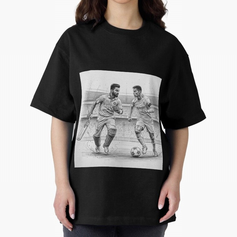 Virat and Ronaldo Oversized T-Shirt Turn Every Weekend Toward the FIFA World Cup 2026 Journey through Mbappe and Neymar Highlights, Portugal, Spain and Germany Pride, Game Day Rituals, Football Legends, Country Pride and the Road to the Final;