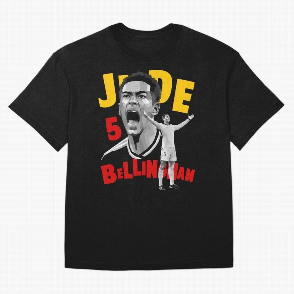 Jude Bellingham Oversized T-Shirt Join Supporters Worldwide for FIFA World Cup 2026 USA Canada Mexico Capturing Messi and Cristiano Ronaldo, Brazil Energy, Game Day Rituals, Football Legends, Country Pride and the Road to the Final; Made for Die