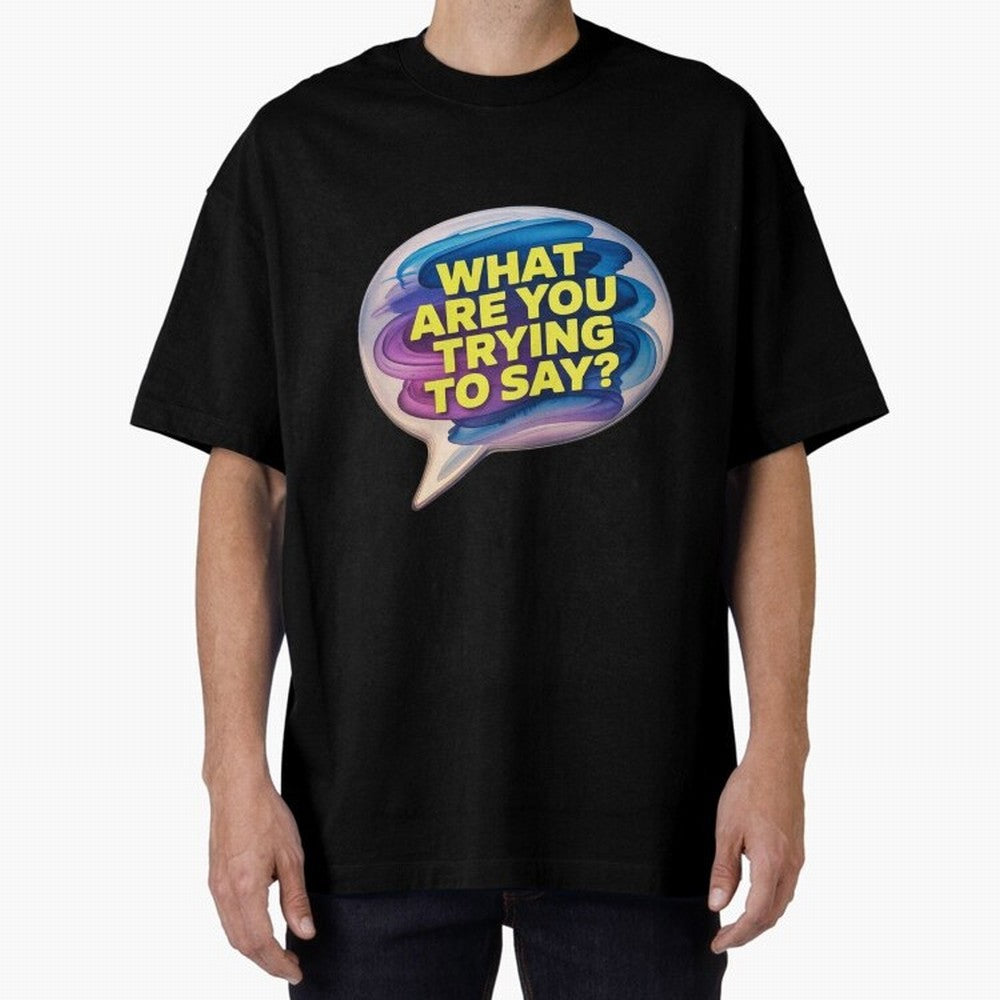 A photograph of a vibrant, oversized speech bubble Oversized T-Shirt Celebrate National Team Dreams in FIFA World Cup 2026 Group Stage for Fans of Cristiano Ronaldo and Spain and Netherlands, Bringing Classic Soccer Heritage, Championship Pressure,