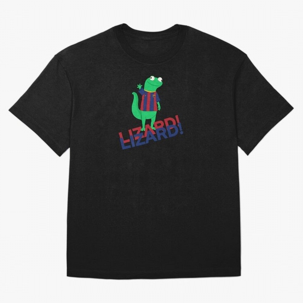 Viral lizard meme fcbarcelona Oversized T-Shirt Celebrate the Biggest Stage of the FIFA World Cup 2026 Group Stage Journey through Messi, Neymar and Mbappe Highlights, England and Germany Pride, Worldwide Fan Energy, Dramatic Goals, Stadium Lights