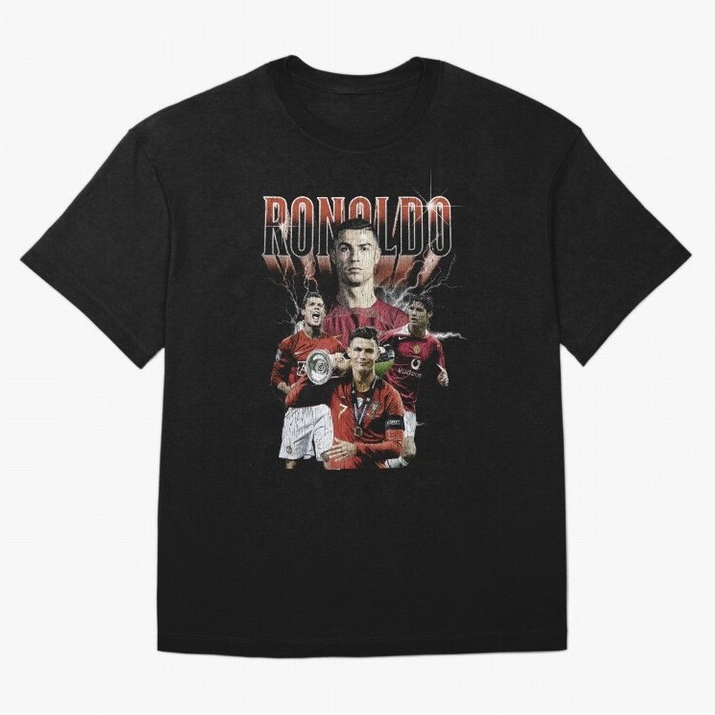 CR7 Vintage T-Shirt Oversized T-Shirt Elevate Match Day Hype around FIFA World Cup 2026, Cristiano Ronaldo, Haaland and CR7, England, France and Netherlands, Stadium Chants, National Pride, Trophy Dreams and Unforgettable Football Memories; Ideal