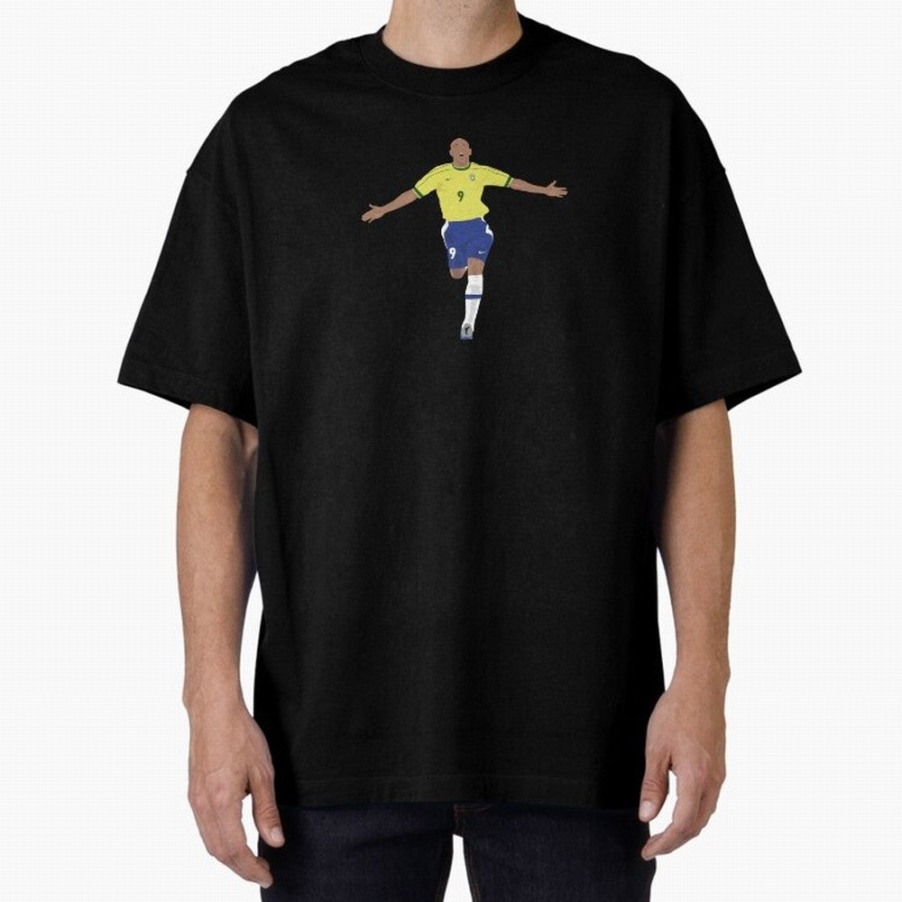 Ronaldo Luis Nazario Oversized T-Shirt Fuel Your Fan Pride for Global Football Passion for FIFA World Cup 2026 Group Stage, Featuring Haaland, Portugal, Champion Mindset, Group Stage Buzz, Knockout Tension and Passionate Fan Culture; Made for Die