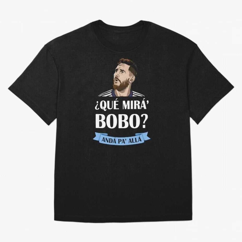Lionel messi Que mira bobo Oversized T-Shirt Feel FIFA World Cup 2026 USA Canada Mexico Built around CR7 and Messi, Brazil Energy, Global Supporter Spirit, Legendary Goals, National Colors and Tournament Celebration; Built for Supporters Chasing