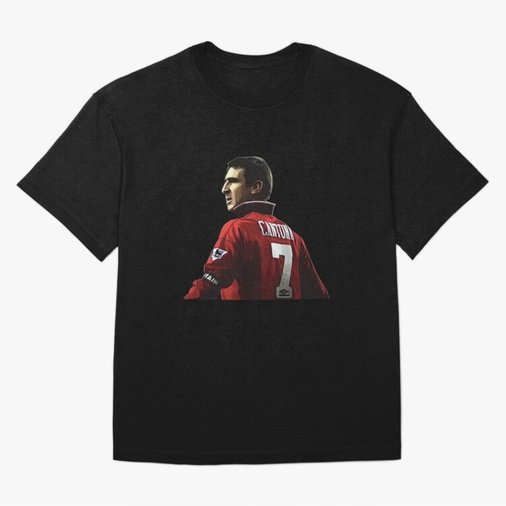 King of Manchester Eric Cantona Oversized T-Shirt Show Match Day Excitement for the FIFA World Cup 2026 Journey through Haaland and Mbappe Highlights, Spain and Netherlands Pride, Stadium Memories, Football Loyalty, International Chants and
