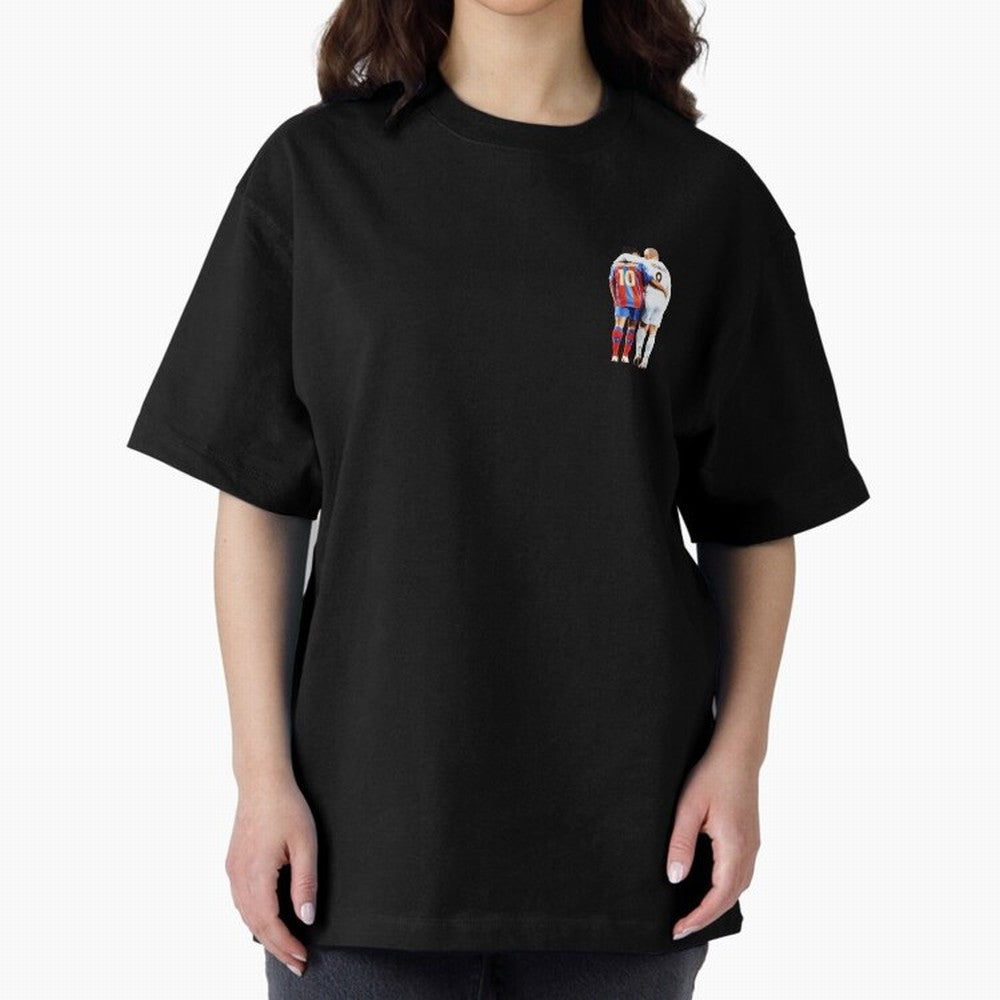 Ronaldinho and R9 Ronaldo Oversized T-Shirt Represent Fans Who Live for Global Football Passion for FIFA World Cup 2026 Group Stage, Made for Messi, Neymar and Mbappe, France and Portugal, Football Festival Excitement, Trophy Ambitions, Country