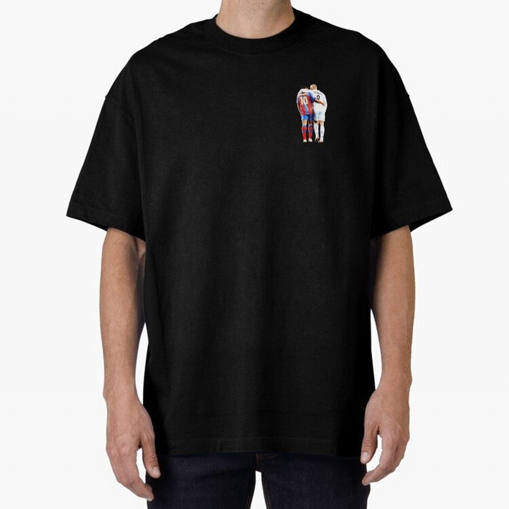 Ronaldinho and R9 Ronaldo Oversized T-Shirt Represent Fans Who Live for Global Football Passion for FIFA World Cup 2026 Group Stage, Made for Messi, Neymar and Mbappe, France and Portugal, Football Festival Excitement, Trophy Ambitions, Country