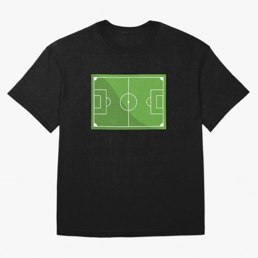 Football Pitch Oversized T-Shirt Treasure FIFA World Cup 2026 Group Stage Filled with Mbappe, France and Portugal Energy, Match Day Excitement, Supporter Culture, Golden Goals and Global Football Passion; Perfect for Supporters Who Want Bold