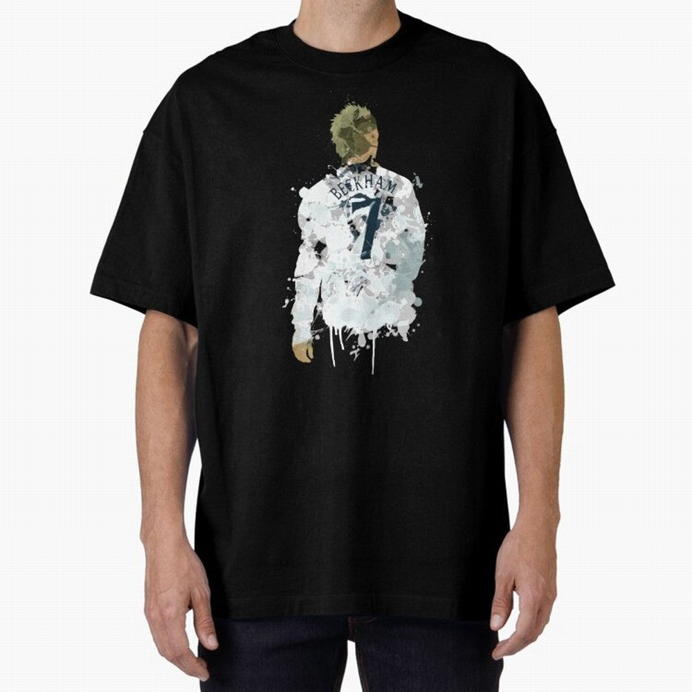 David Beckham England Captain Art Oversized T-Shirt Enjoy Global Football Passion for FIFA World Cup 2026, Celebrating Messi, England, Supporter Pride, Iconic Celebrations, Legendary Names and Global Match Day Energy; Perfect for Fans, Collectors,