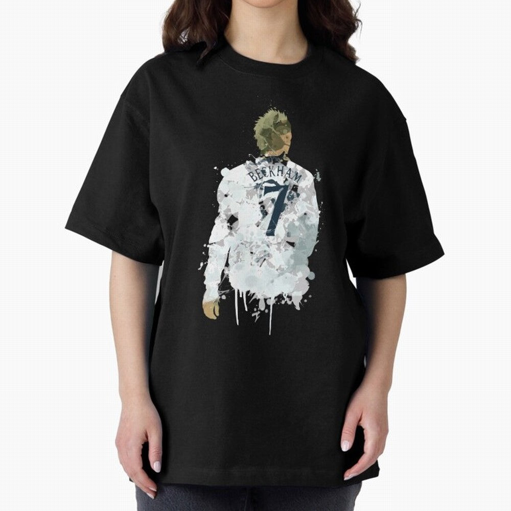 David Beckham England Captain Art Oversized T-Shirt Enjoy Global Football Passion for FIFA World Cup 2026, Celebrating Messi, England, Supporter Pride, Iconic Celebrations, Legendary Names and Global Match Day Energy; Perfect for Fans, Collectors,