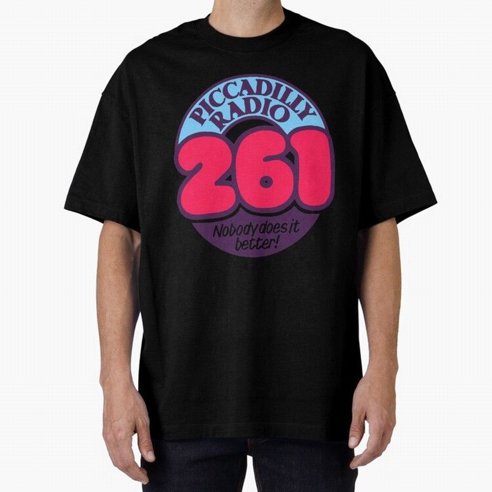 Piccadilly Radio Manchester Oversized T-Shirt Spotlight FIFA World Cup 2026 for Fans of Messi, CR7 and Mbappe and Portugal, Bringing Global Supporter Spirit, Legendary Goals, National Colors and Tournament Celebration; Perfect for People Who Love