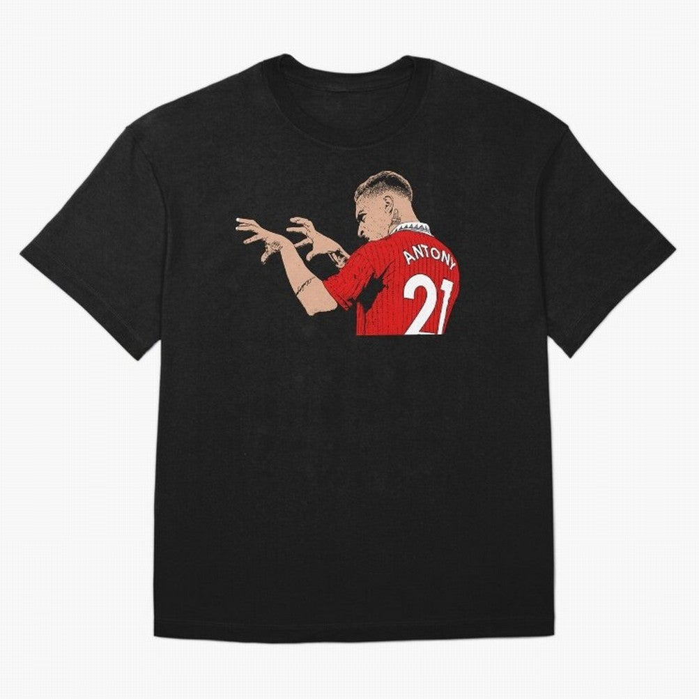 Antony Oversized T-Shirt Carry the Dream of FIFA World Cup 2026 Spirit, Capturing England, Messi and Cristiano Ronaldo, Fan Favorite Moments, National Team Passion, Big Match Drama and Soccer History; Great for Watch Parties, Sports Bars, Family