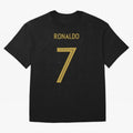 Christiano Ronaldo Portugal Jersey 2020 Oversized T-Shirt Capture FIFA World Cup 2026 Group Stage Highlighting Cristiano Ronaldo, Portugal, Spain and Germany Energy, Championship Spirit, Famous Goals, Roaring Crowds and International Football