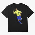 Ronaldo Nazario Oversized T-Shirt Turn Up for FIFA World Cup 2026 for Fans of Messi and Cristiano Ronaldo and England, Bringing Football Passion, Legendary Performances, Festival Vibes and Supporter Community; Ideal for Football Dads, Football