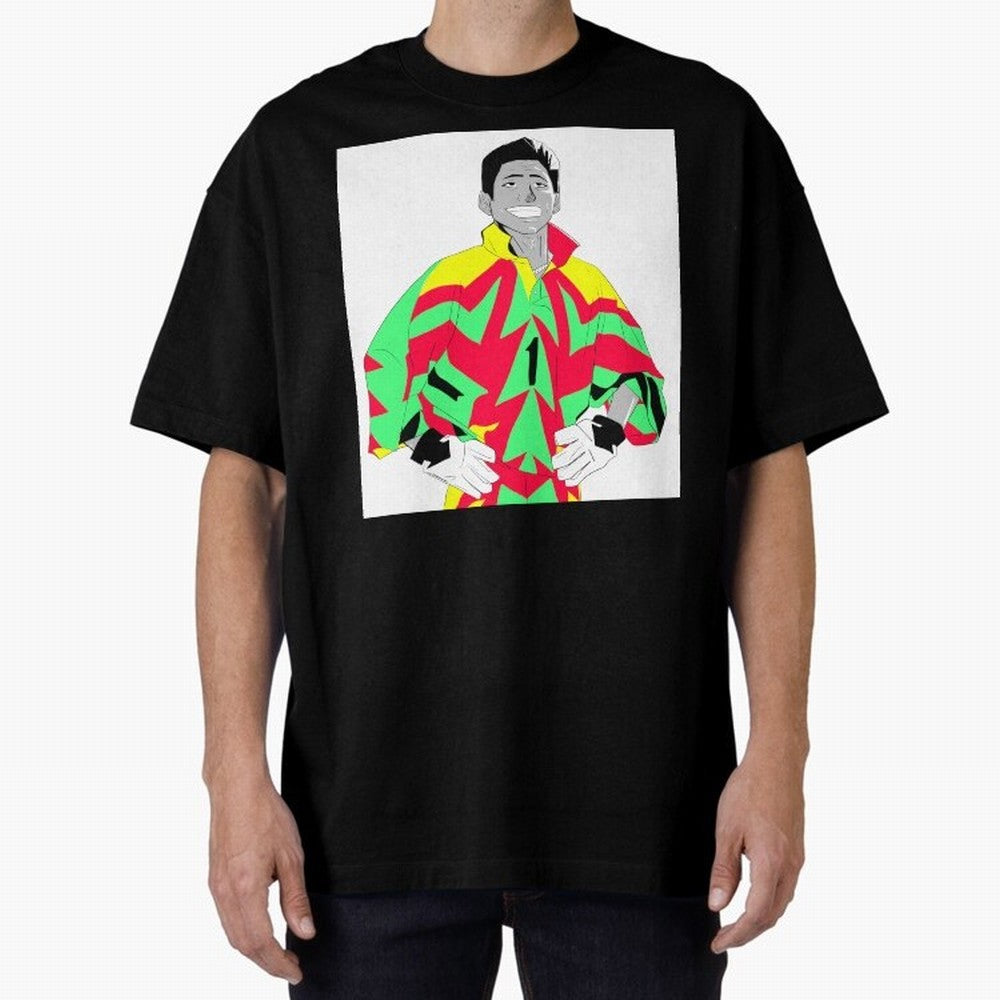 Jorge Campos the legend of soccer football in goal keeper Oversized T-Shirt Feel the Roar of FIFA World Cup 2026 Group Stage Connected to Haaland and Mbappe, Brazil, Portugal and Argentina Energy, Supporter Pride, Iconic Celebrations, Legendary