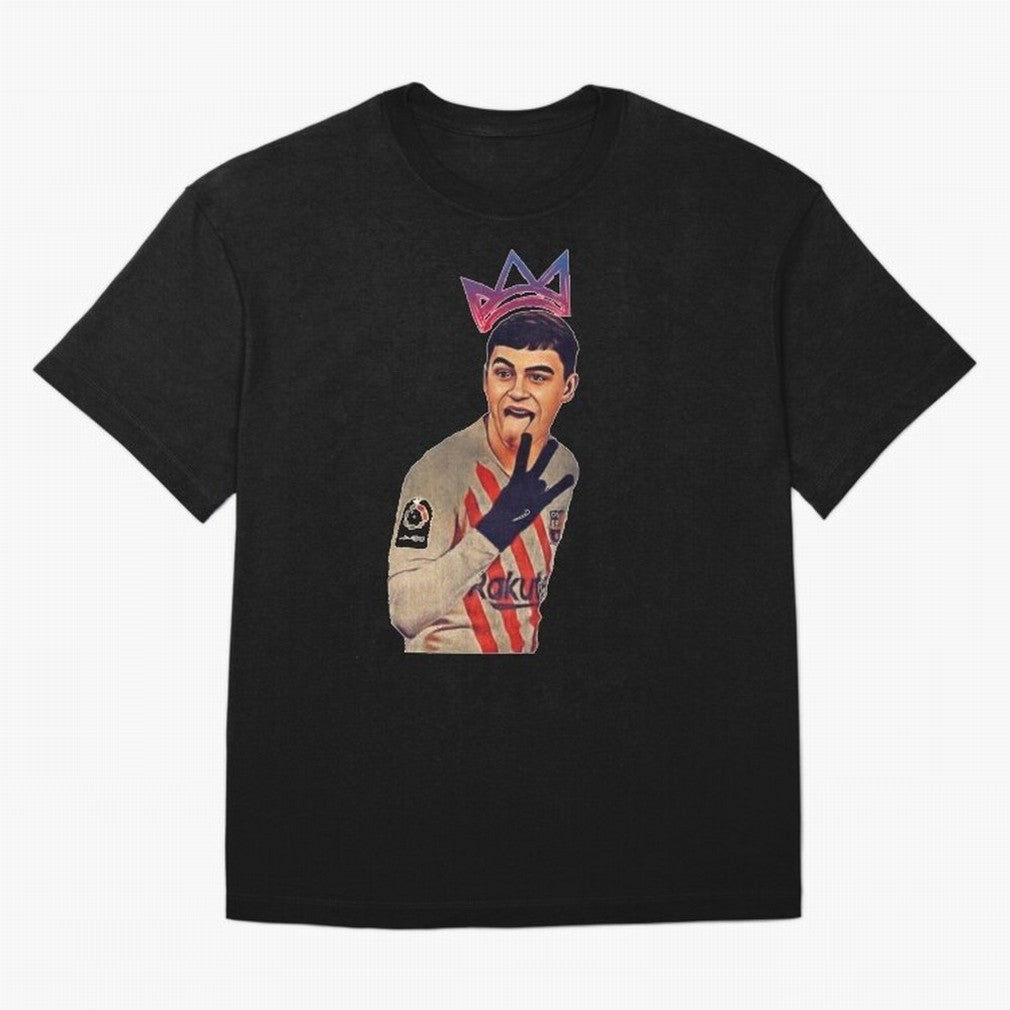 PEDRI Oversized T-Shirt Follow the Final Road of FIFA World Cup 2026 USA Canada Mexico Centered on Messi, Neymar and Mbappe, Brazil, Portugal and Argentina Energy, Retro Football Energy, Iconic Rivalries, Trophy Chase Drama and Stadium Atmosphere;