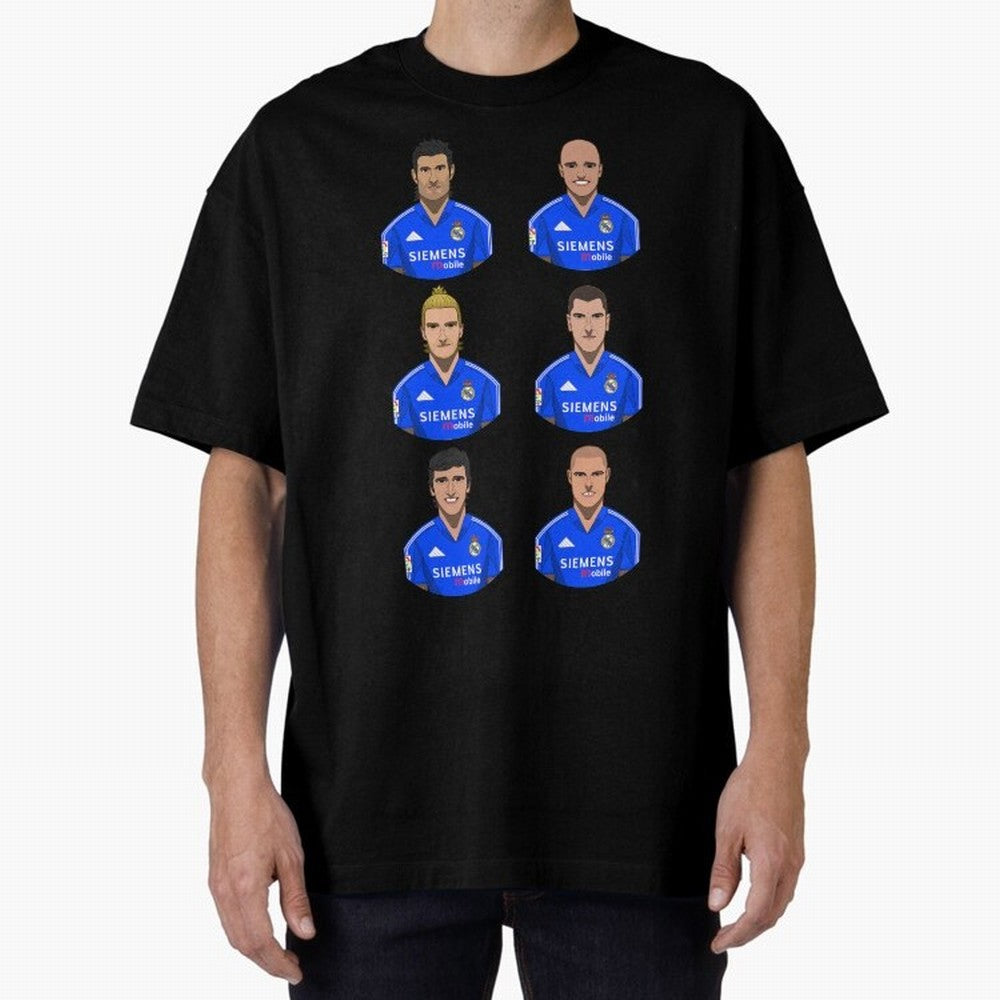 Los Galacticos Oversized T-Shirt Support the Legends of FIFA World Cup 2026 USA Canada Mexico for Fans of Mbappe and Neymar and Spain, Bringing Football History, Final Match Energy, Crowd Noise and Once in a Lifetime Moments; Great for Supporters