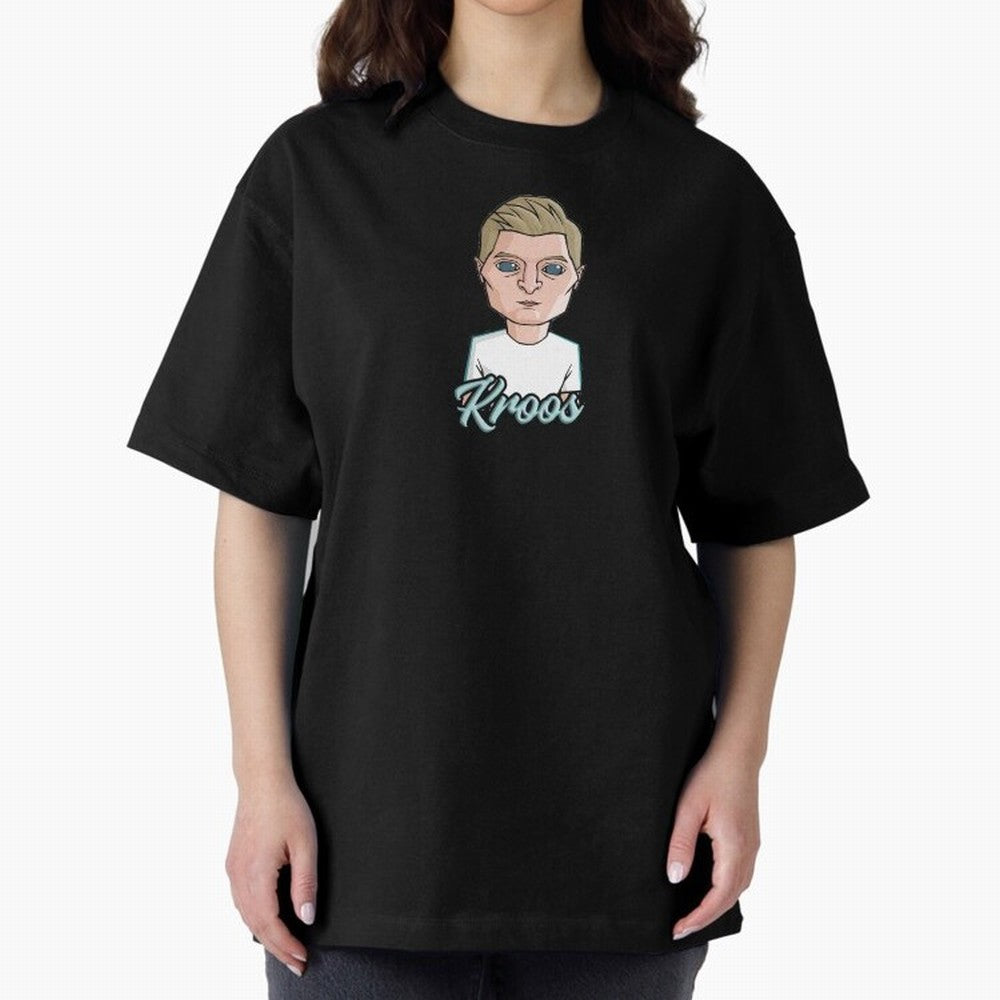 Toni Kroos Oversized T-Shirt Celebrate the Next Chapter of FIFA World Cup 2026 Group Stage for Fans of Messi, CR7 and Mbappe and England, France and Netherlands, Bringing Vintage Soccer Flavor, Modern Football Stars, National Flags and Final Night