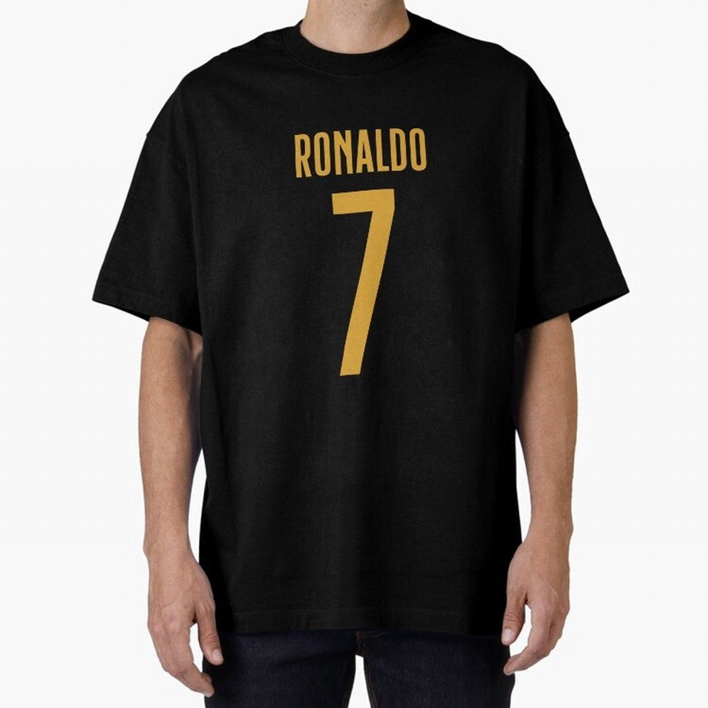 Christiano Ronaldo Portugal Jersey 2023 Oversized T-Shirt Fuel Your Fan Pride for FIFA World Cup 2026 Group Stage Filled with Cristiano Ronaldo, Haaland and CR7, Brazil, Portugal and Argentina Energy, Tournament Hype, Historic Matchups, Family