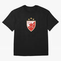red star Oversized T-Shirt Show Support during Match Day Hype around FIFA World Cup 2026, Haaland and Mbappe, France, Football Passion, Legendary Performances, Festival Vibes and Supporter Community; Perfect for People Who Love Argentina, Brazil,