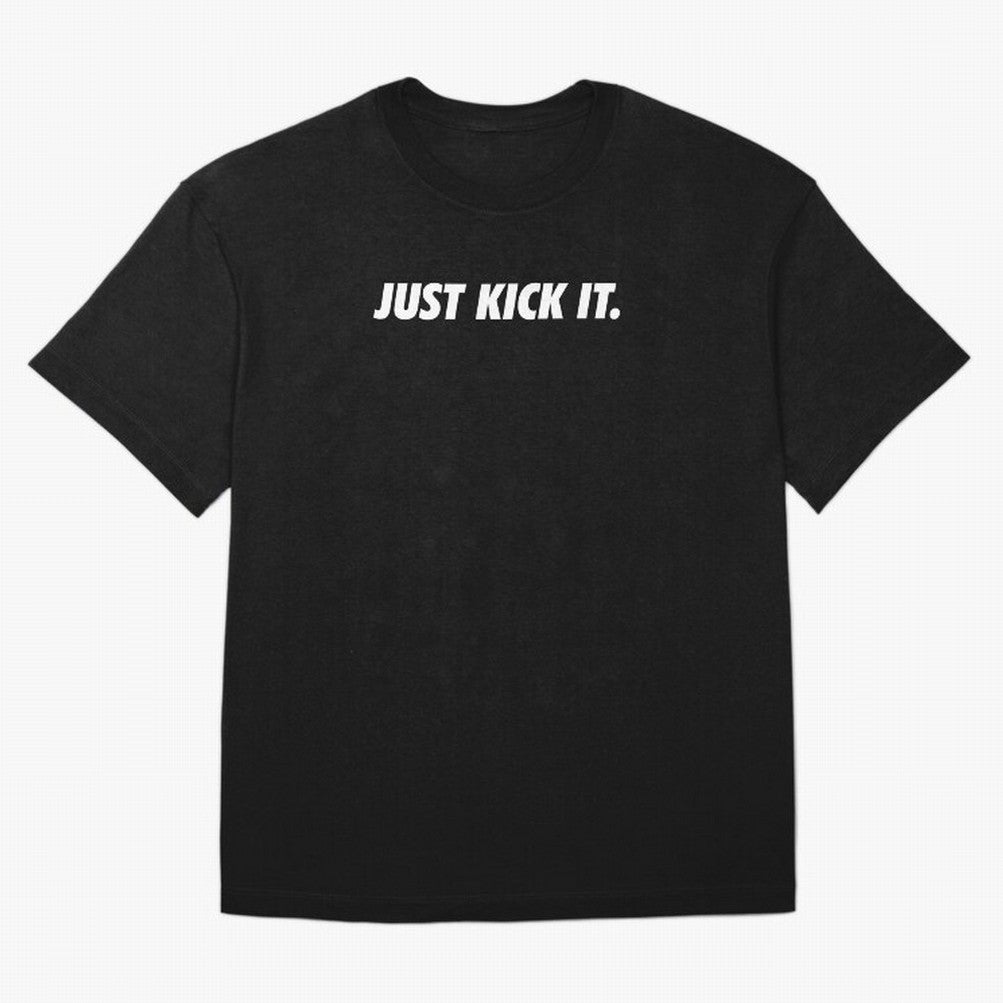 JUST KICK IT football soccer Oversized T-Shirt Represent Fans Who Live for FIFA World Cup 2026 for Fans of Messi and Cristiano Ronaldo and England, Bringing Tournament Hype, Historic Matchups, Family Viewing Parties and Global Sports Pride; Created