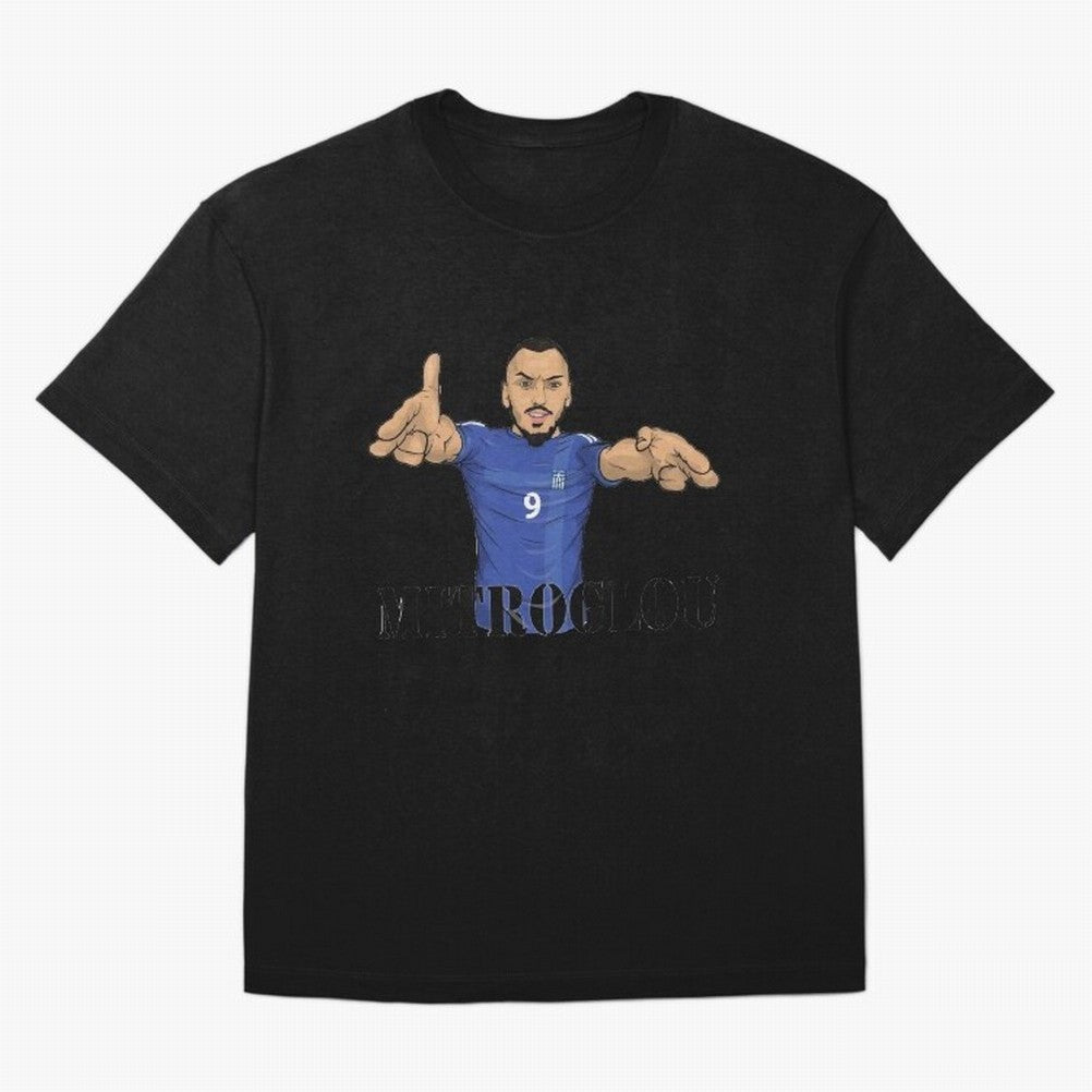 Kostantinos Mitroglou Oversized T-Shirt Bring Bold Fan Energy to FIFA World Cup 2026 USA Canada Mexico Spirit, Celebrating Portugal, Spain and Germany, Messi and Cristiano Ronaldo, Retro Football Energy, Iconic Rivalries, Trophy Chase Drama and