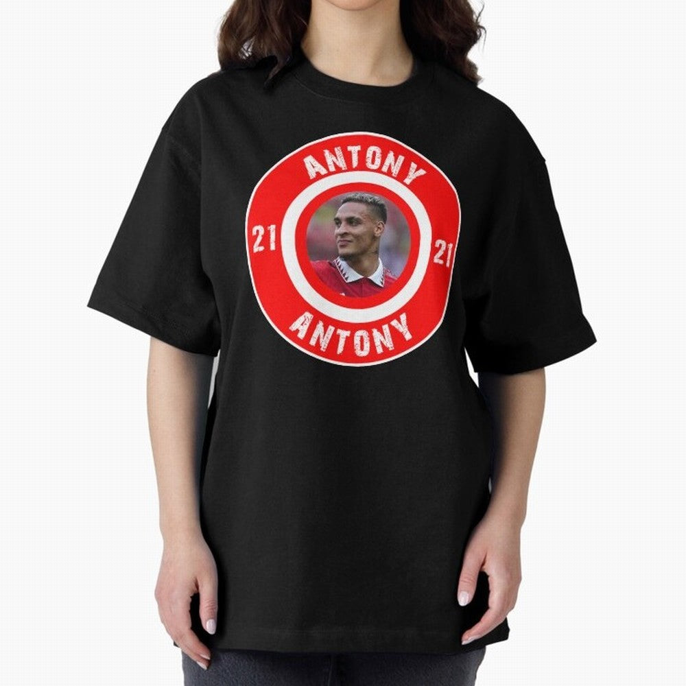 Antony Oversized T-Shirt Celebrate Fan Culture around the FIFA World Cup 2026 USA Canada Mexico Journey through Neymar, Haaland and Cristiano Ronaldo Highlights, Argentina, France and Brazil Pride, Global Supporter Spirit, Legendary Goals, National