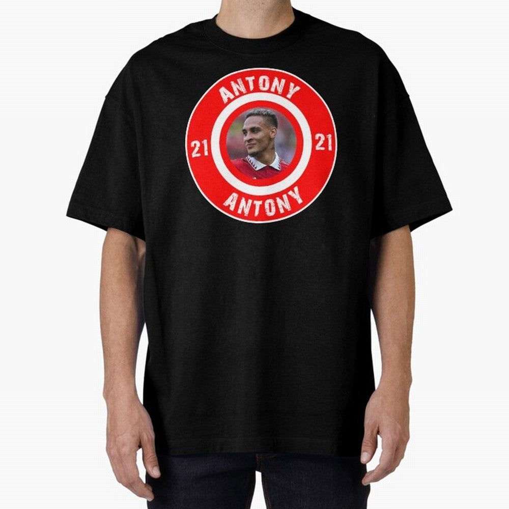 Antony Oversized T-Shirt Celebrate Fan Culture around the FIFA World Cup 2026 USA Canada Mexico Journey through Neymar, Haaland and Cristiano Ronaldo Highlights, Argentina, France and Brazil Pride, Global Supporter Spirit, Legendary Goals, National