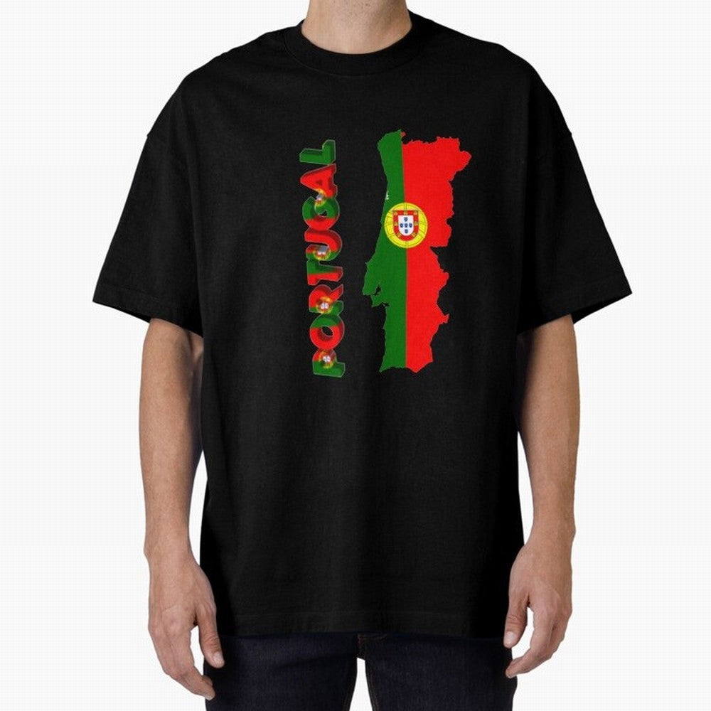 Portugal, a dream country... with Bethlehem its most visited attraction. Oversized T-Shirt Showcase FIFA World Cup 2026 USA Canada Mexico Spirit, Centered on Germany, Mbappe and Neymar, Vintage Soccer Flavor, Modern Football Stars, National Flags