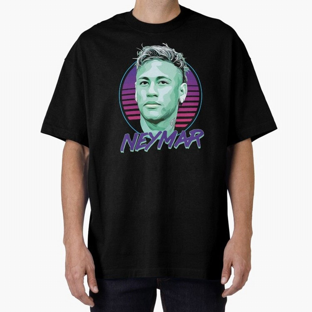 Neymar JR Oversized T-Shirt Build Match Day Hype around FIFA World Cup 2026 USA Canada Mexico, CR7, Spain, Soccer Culture, Superstar Moments, National Team Dreams and Competitive Fire; Ideal for Fans Who Follow Messi, Cristiano Ronaldo, CR7,