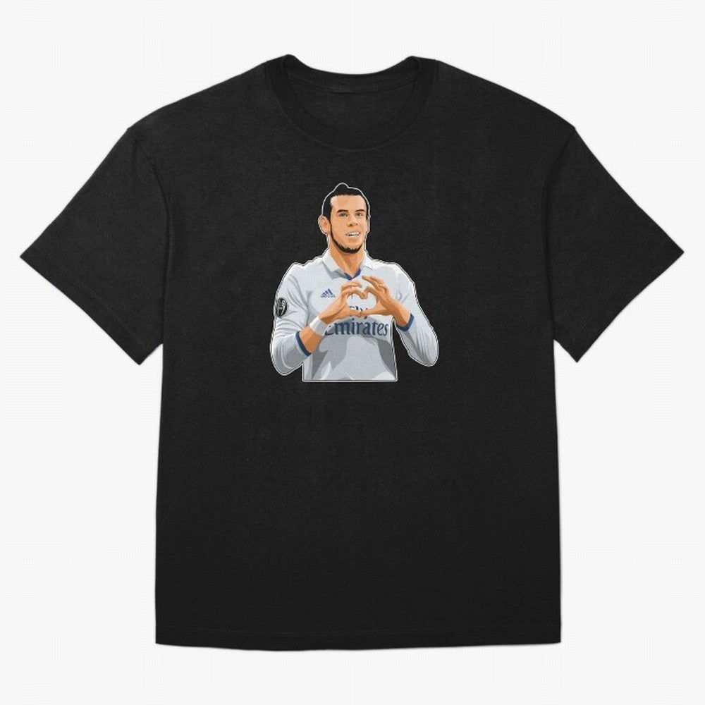Gareth Bale Love Sign Celebration Oversized T-Shirt Make Memories around FIFA World Cup 2026 for Fans of Haaland and Argentina, Bringing Football Passion, Legendary Performances, Festival Vibes and Supporter Community; Perfect for People Who Love