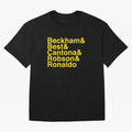 Man Utd Star Players Oversized T-Shirt Capture Match Day Hype around FIFA World Cup 2026, Cristiano Ronaldo, Haaland and CR7, Argentina and Brazil, Retro Football Energy, Iconic Rivalries, Trophy Chase Drama and Stadium Atmosphere; Ideal for
