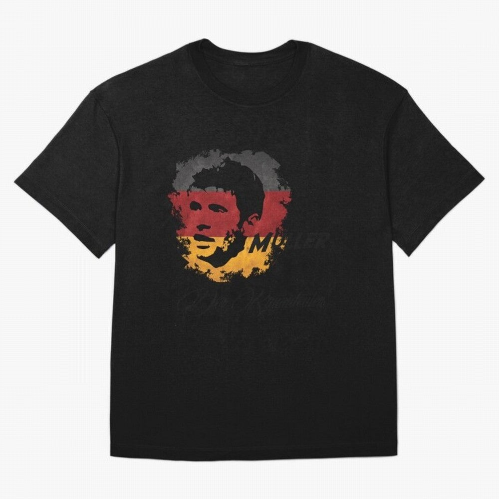 Germany Thomas Muller World Cup 2014 Oversized T-Shirt Back the Journey through Global Football Passion for FIFA World Cup 2026, Inspired by Neymar, Haaland and Cristiano Ronaldo, Argentina, France and Brazil, Football History, Final Match Energy,