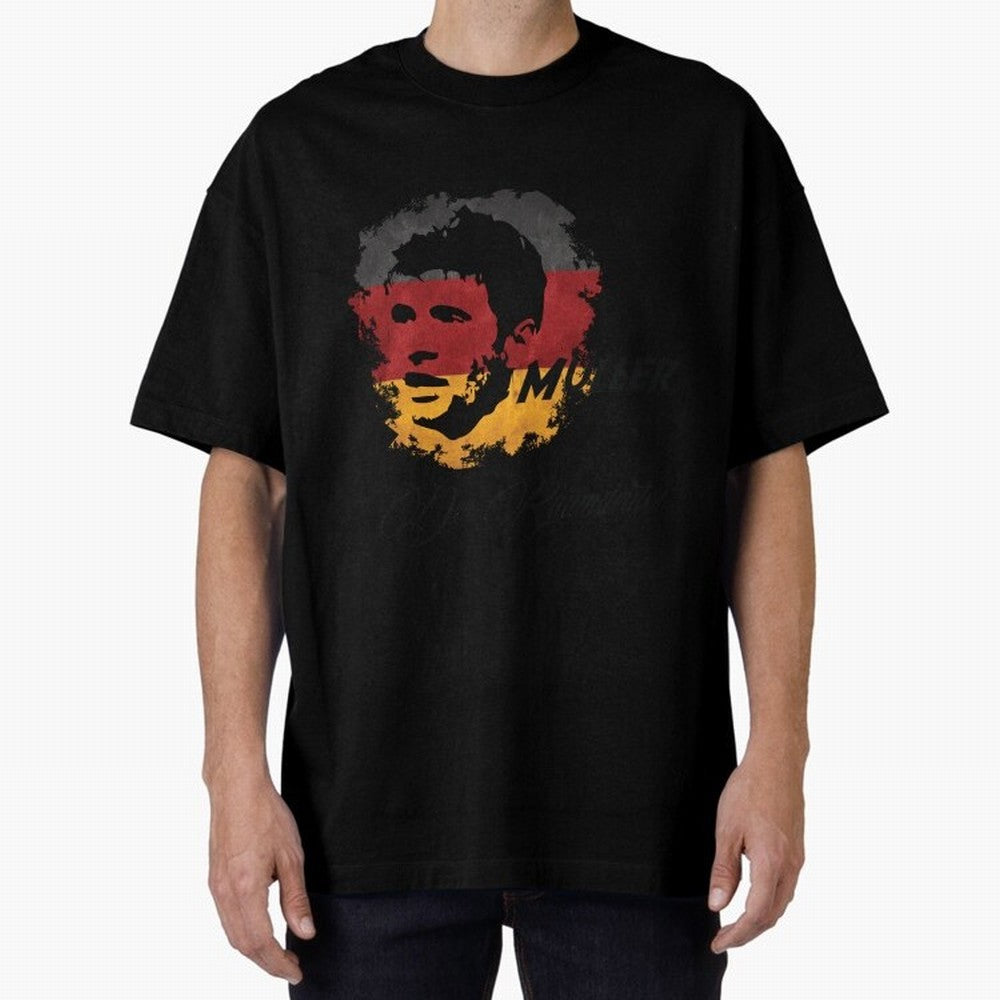 Germany Thomas Muller World Cup 2014 Oversized T-Shirt Back the Journey through Global Football Passion for FIFA World Cup 2026, Inspired by Neymar, Haaland and Cristiano Ronaldo, Argentina, France and Brazil, Football History, Final Match Energy,