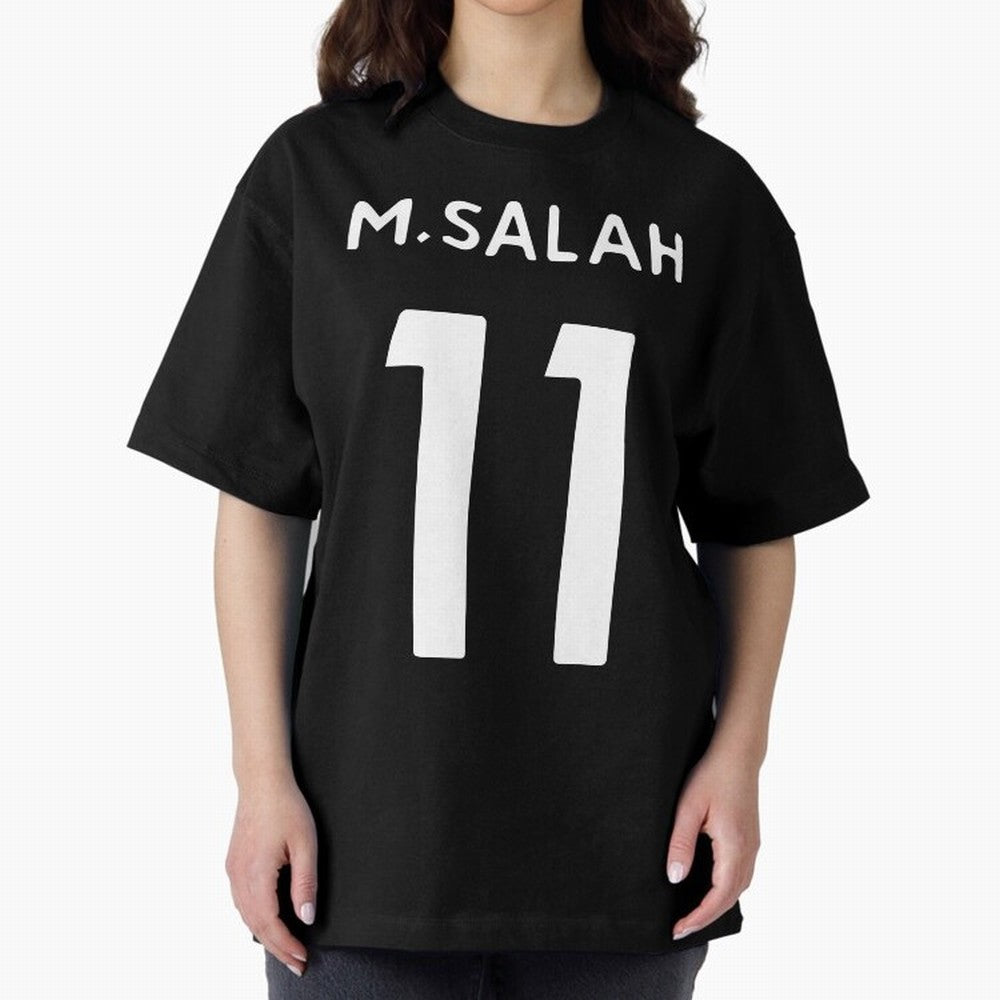 Mo Salah Oversized T-Shirt Remember Match Day Hype around FIFA World Cup 2026 Group Stage, Mbappe, Brazil, Vintage Soccer Flavor, Modern Football Stars, National Flags and Final Night Emotion; Ideal for Football Dads, Football Moms, Friends,