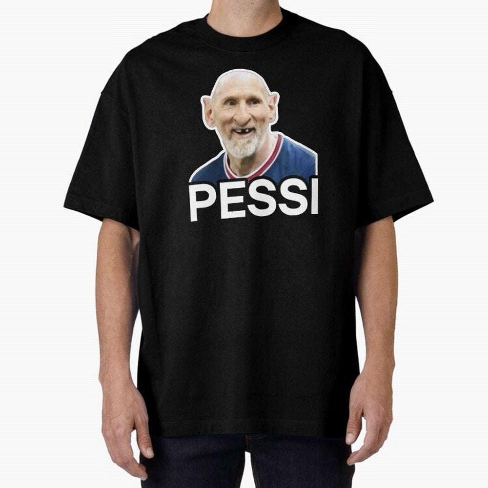 PESSI MEME Classic T-Shirt Honor Champions and Dreams in Match Day Hype around FIFA World Cup 2026, Messi, England and Germany, Vintage Soccer Flavor, Modern Football Stars, National Flags and Final Night Emotion; Perfect for Supporters Who Want