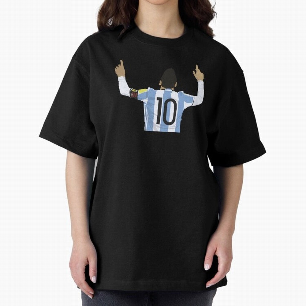 Lionel Messi Sticker Classic T-Shirt Honor Football Greatness during the FIFA World Cup 2026 Journey through CR7 and Messi Highlights, Portugal Pride, Championship Spirit, Famous Goals, Roaring Crowds and International Football Unity; Perfect for