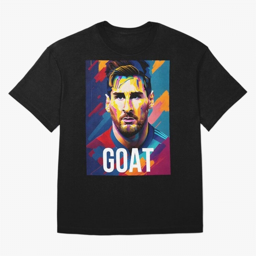 Messi The Goat Classic T-Shirt Celebrate Rivalries and Pride in Global Football Passion for FIFA World Cup 2026 Group Stage, Connected to Cristiano Ronaldo, Portugal, Retro Football Energy, Iconic Rivalries, Trophy Chase Drama and Stadium