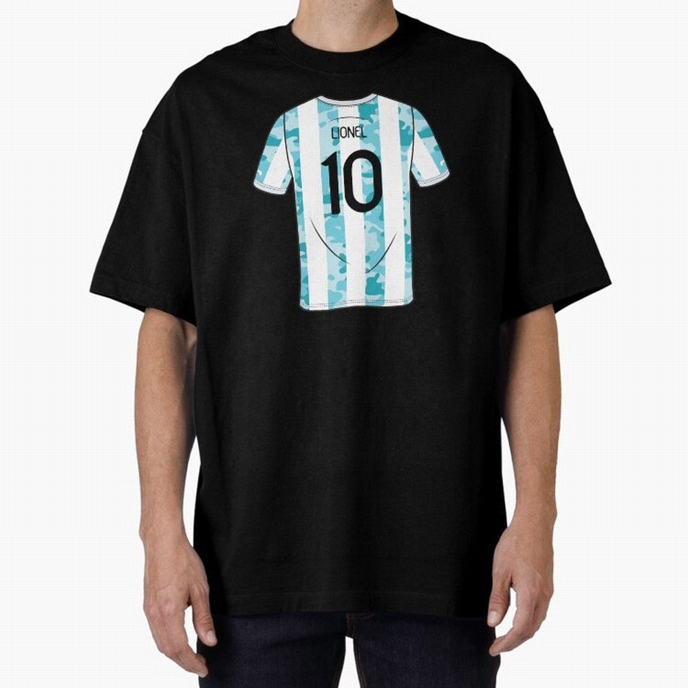 Jersey Illustration LeoMessi Classic T-Shirt Join the Global Buzz around Match Day Hype around FIFA World Cup 2026 USA Canada Mexico, Cristiano Ronaldo, Haaland and CR7, England, France and Netherlands, Stadium Chants, National Pride, Trophy Dreams