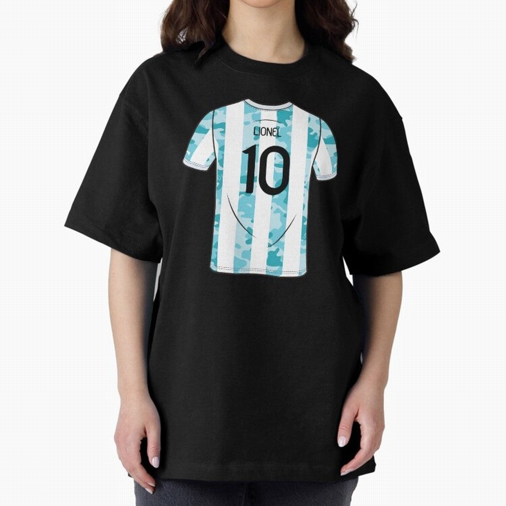 Jersey Illustration LeoMessi Classic T-Shirt Join the Global Buzz around Match Day Hype around FIFA World Cup 2026 USA Canada Mexico, Cristiano Ronaldo, Haaland and CR7, England, France and Netherlands, Stadium Chants, National Pride, Trophy Dreams