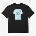 Jersey Illustration LeoMessi Classic T-Shirt Join the Global Buzz around Match Day Hype around FIFA World Cup 2026 USA Canada Mexico, Cristiano Ronaldo, Haaland and CR7, England, France and Netherlands, Stadium Chants, National Pride, Trophy Dreams