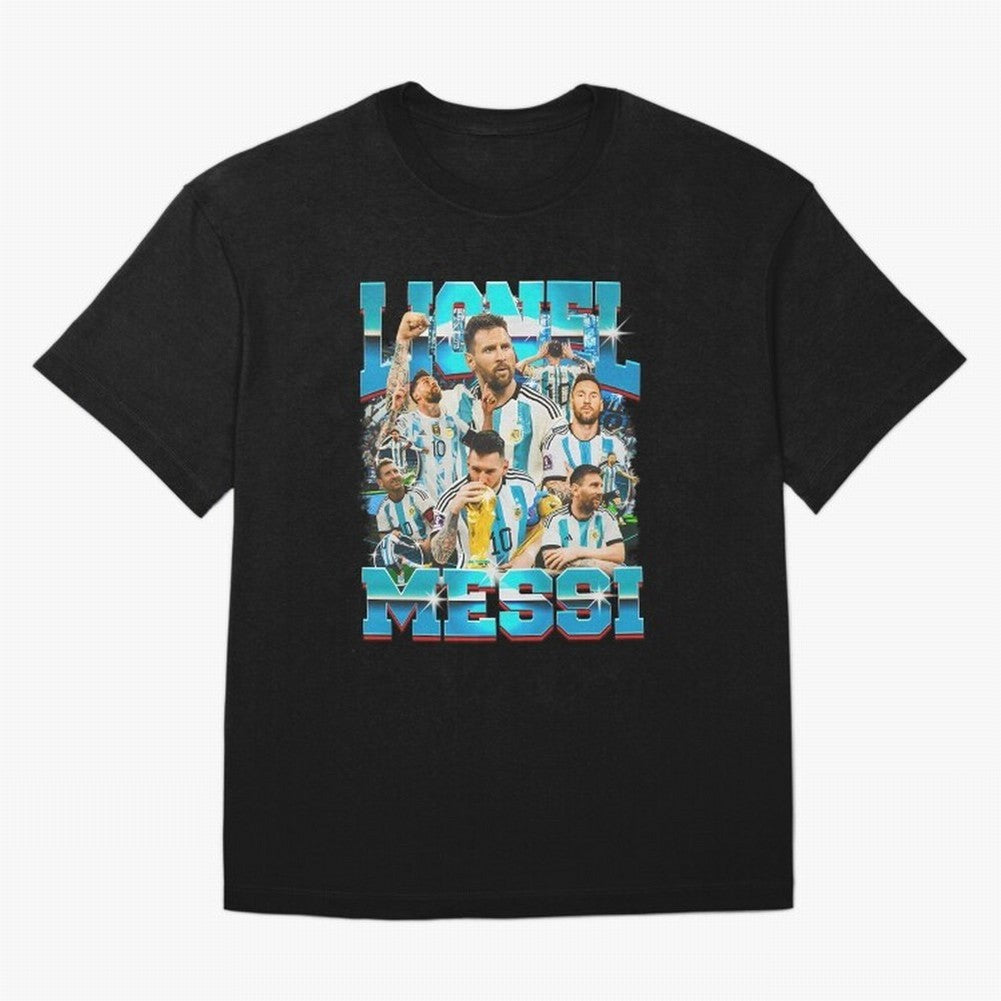 Lionel Messi Bootleg Essential T-Shirt Bring International Match Energy to Global Football Passion for FIFA World Cup 2026, Highlighting Mbappe, Germany, Game Day Rituals, Football Legends, Country Pride and the Road to the Final; Great for