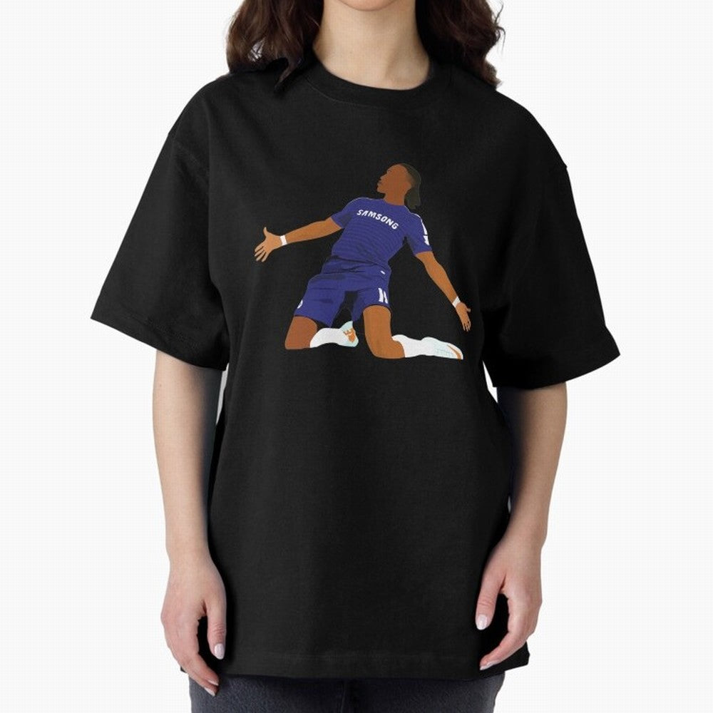 Drogba Classic T-Shirt Enjoy the Biggest Football Party of FIFA World Cup 2026 Group Stage Featuring Messi, Neymar and Mbappe, England, France and Netherlands Energy, Match Day Excitement, Supporter Culture, Golden Goals and Global Football