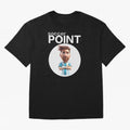 soccer POINT Oversized T-Shirt Show Passion for the Stars of FIFA World Cup 2026 Group Stage for Fans of Mbappe and Argentina, France and Brazil, Bringing Global Supporter Spirit, Legendary Goals, National Colors and Tournament Celebration; Ideal